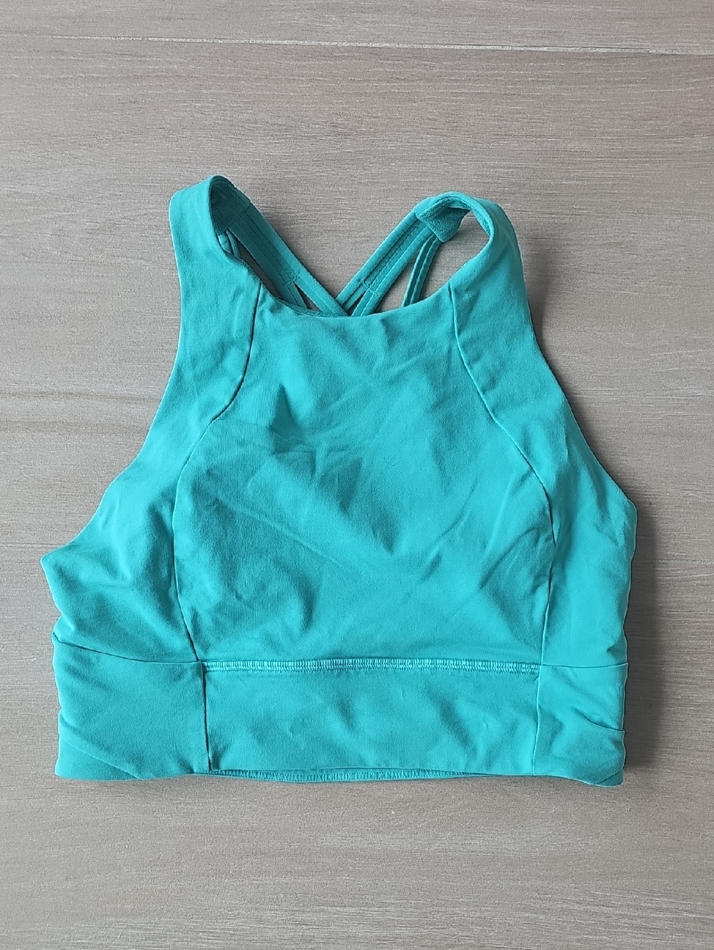 lululemon athletica Teal High-Neck Sports Bra